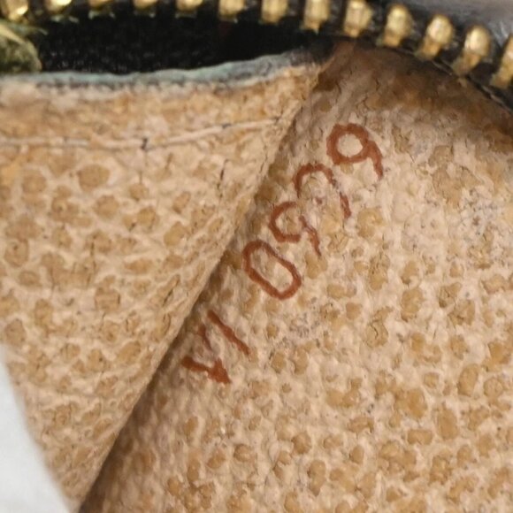 LOUIS VUITTON LV Logo Bucket PM Pouch Bag Monogram Leather Brown Gold 05EE827 - Picture 14 of 14